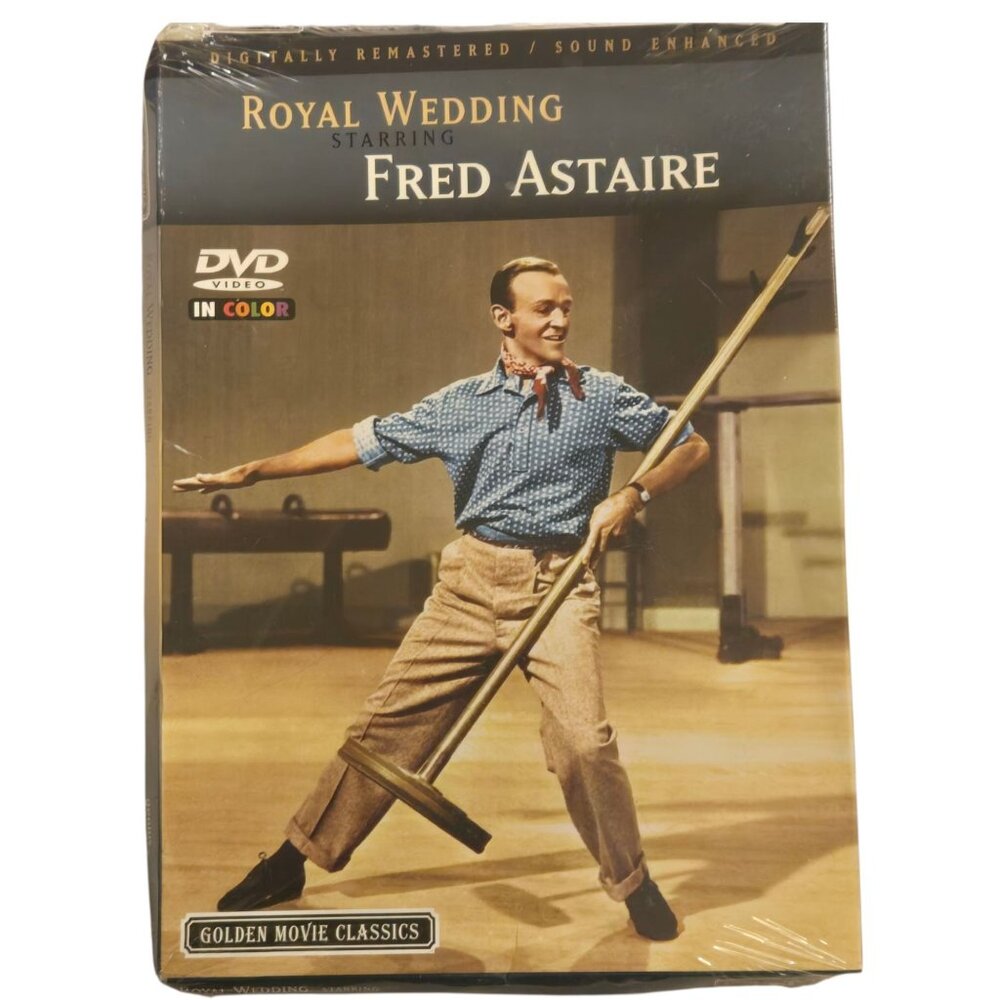 Royal Wedding DVD Fred Astaire Digitally Remastered In Color NEW Sealed AS IS